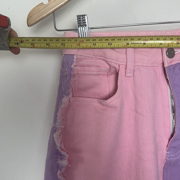 Cute patchwork Shein jeans size small - Picture 5 of 8